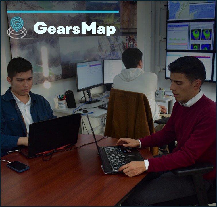 GearsMap team working with data visualization